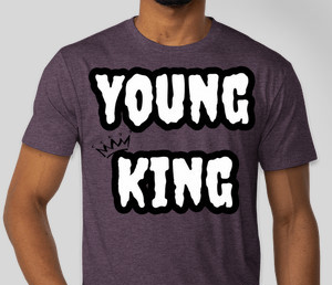 "Young King" Purple Tee