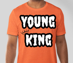 "Young King" Orange Tee