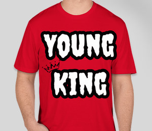 "Young King" Red Tee